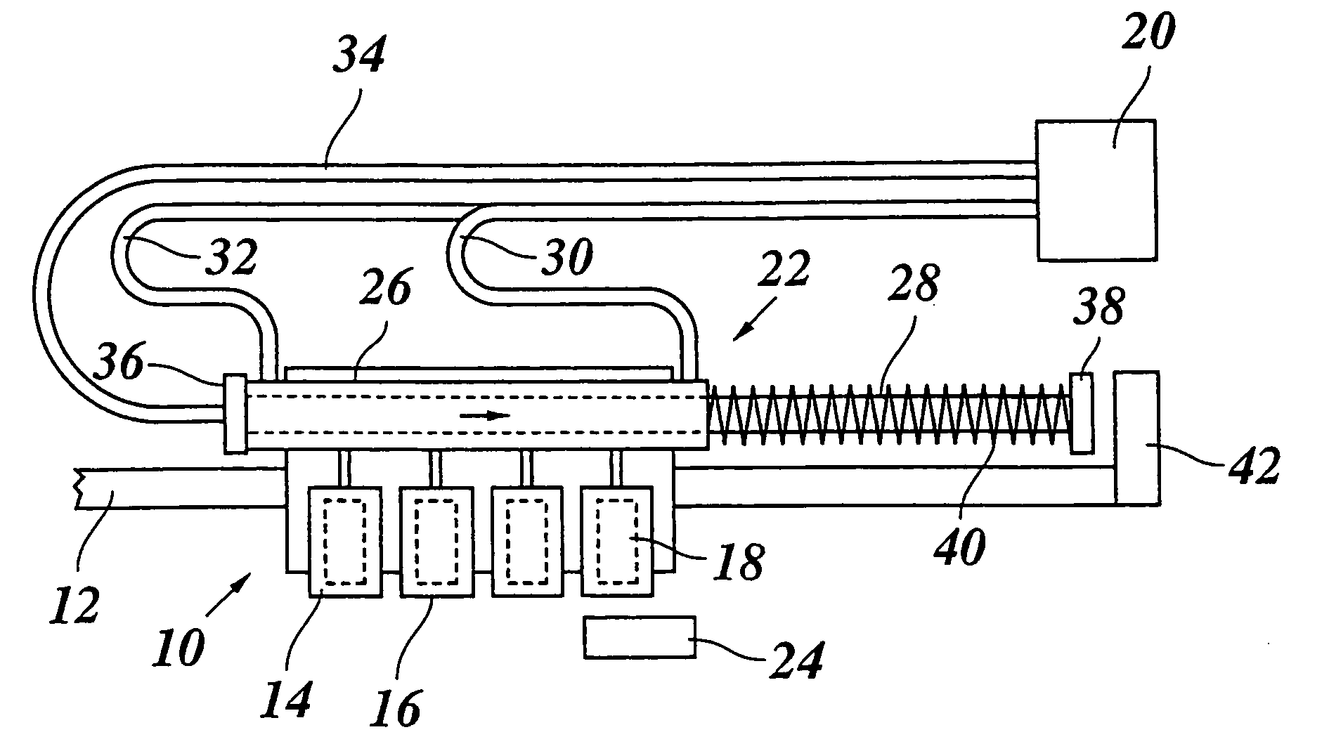 Nozzle cleaning device for an ink jet printer