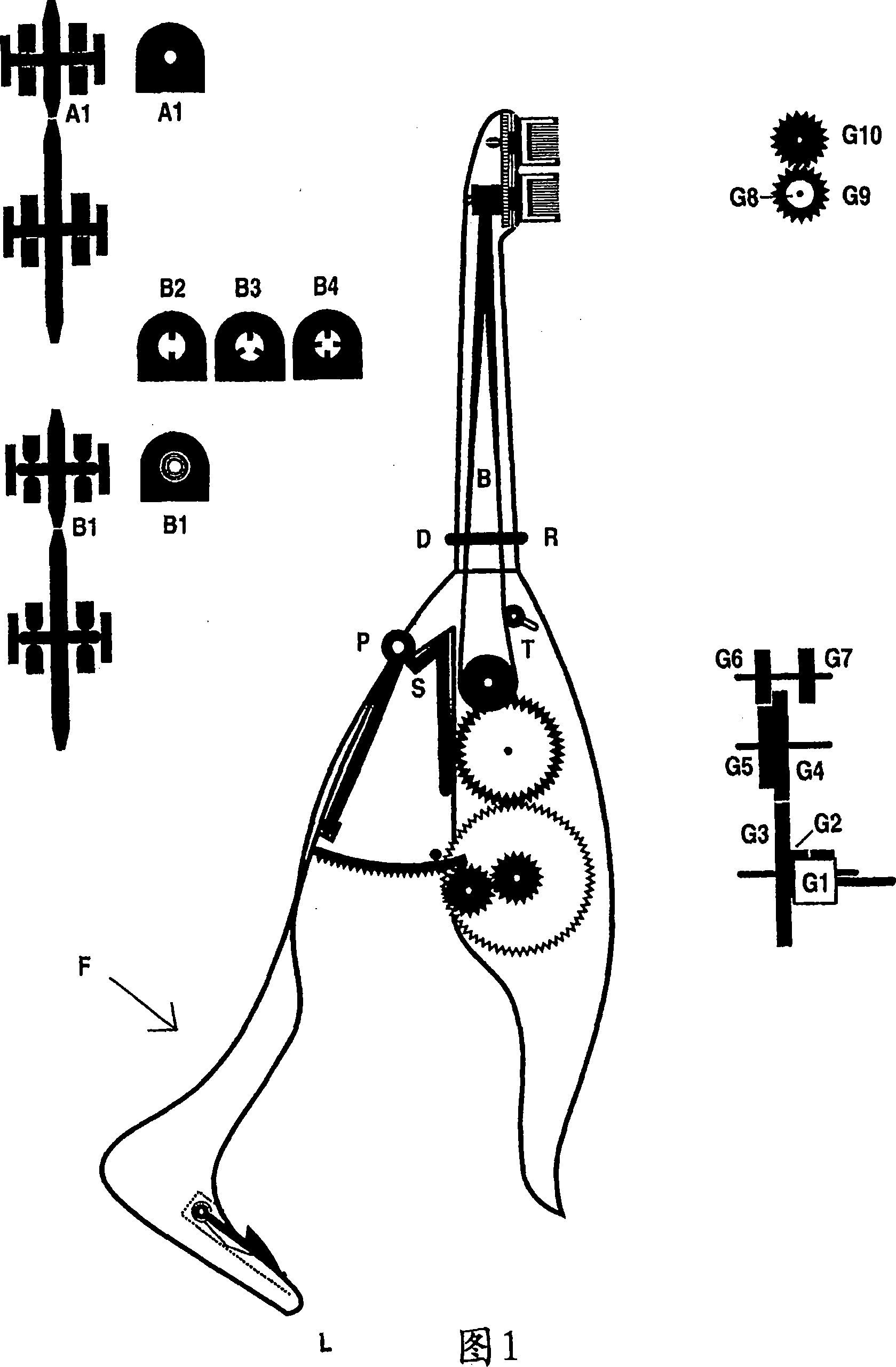 Variable function toothbrushes