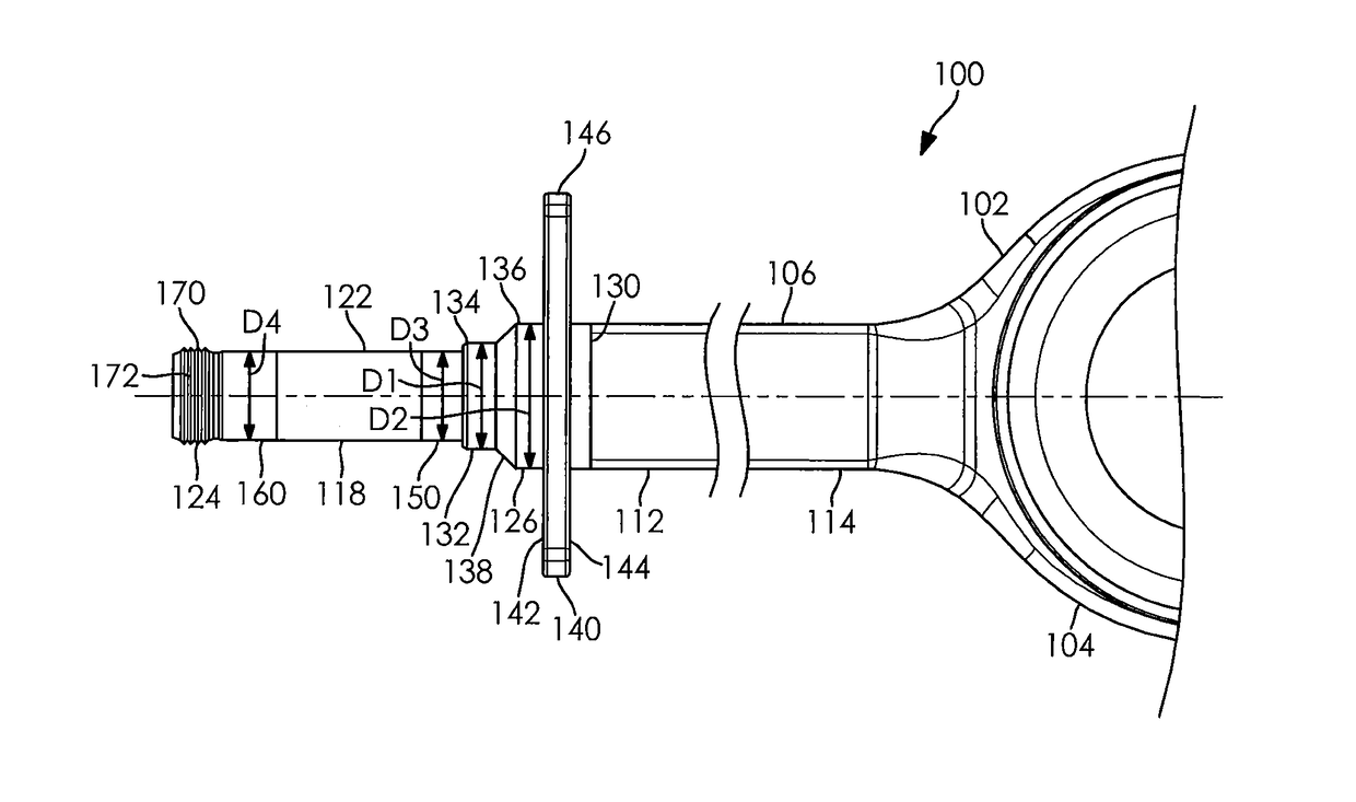 Vehicle Spindle And A Method Of Attaching The Spindle to A Portion Of An Axle Housing