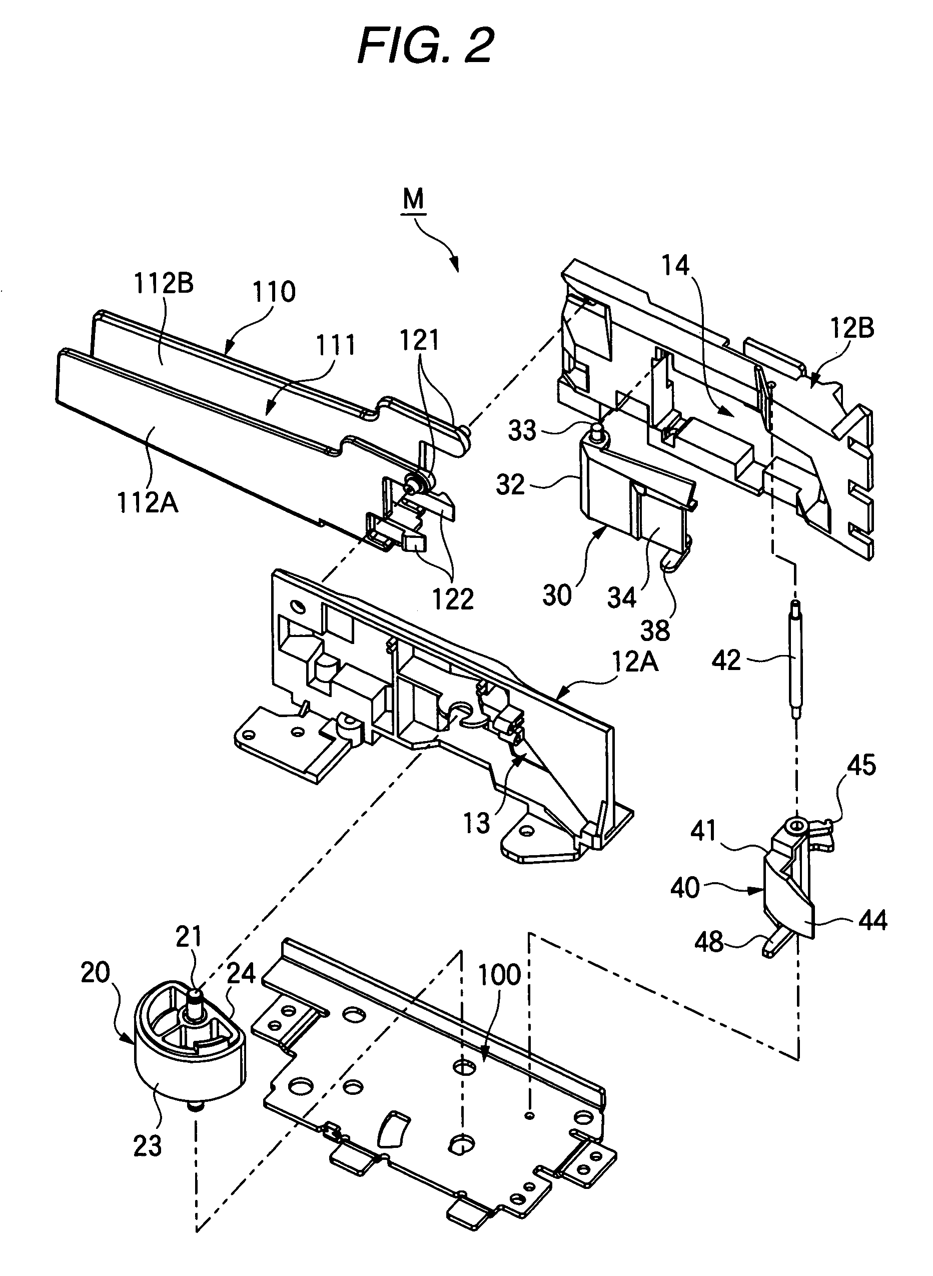 Sheet feeding device with variable faced roller and integrated sheet guides