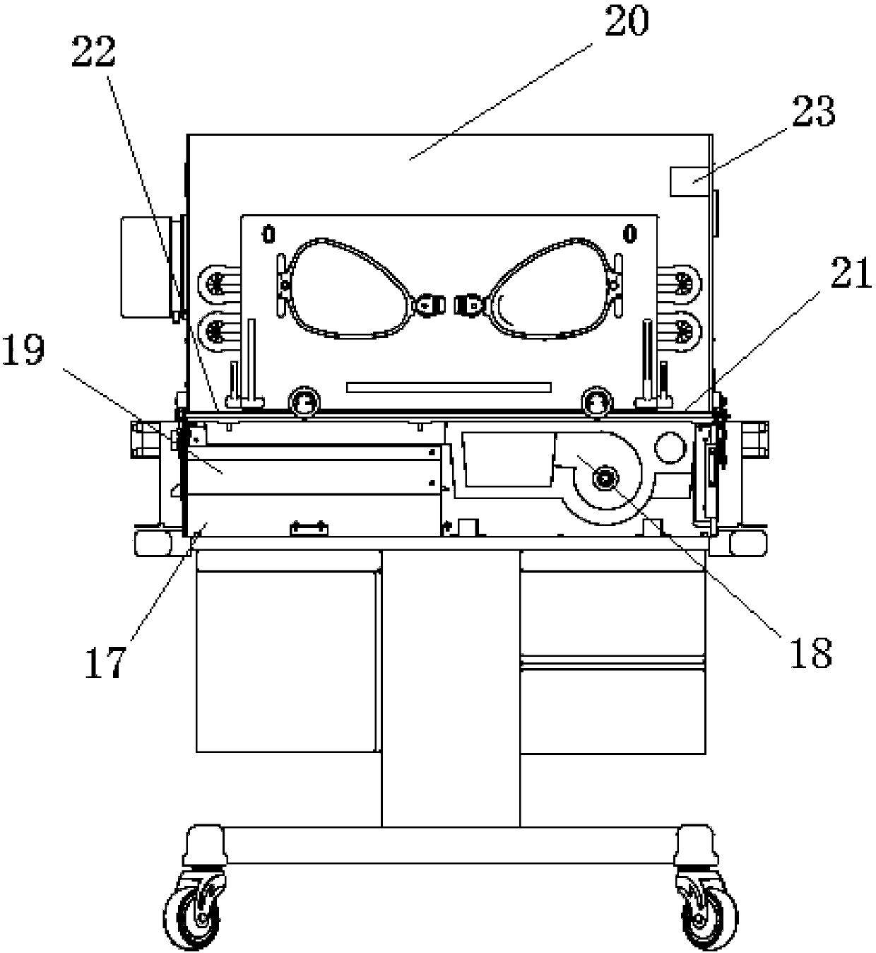 Baby incubator with ambient air quality monitoring