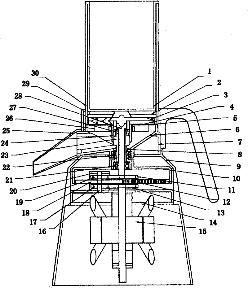 Crushing device with two-way rotation