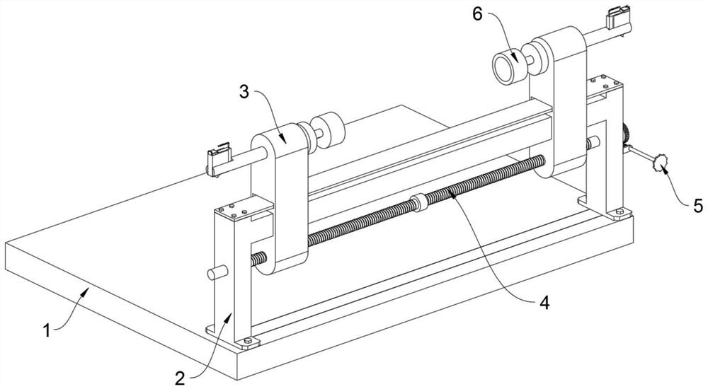 A workpiece rotating device for laser engraving based on the field of laser and optical communication