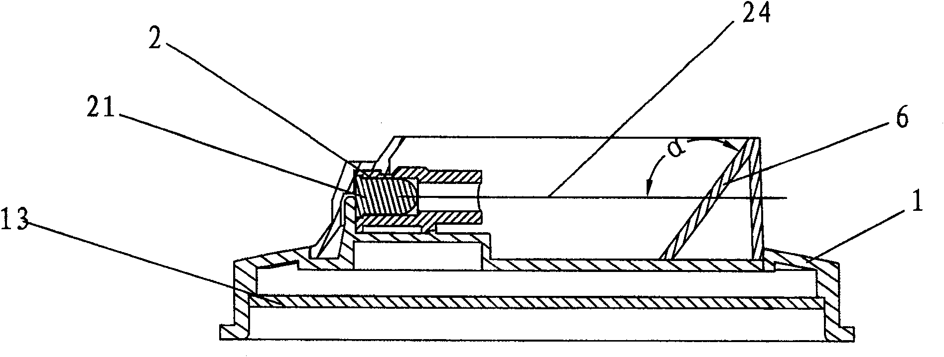 Implementing method for back photoelectric smoke induction investigator and its device