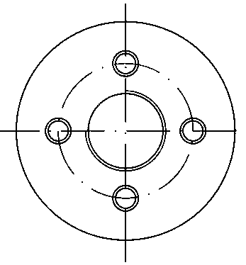 Single-circulation-structure oil damper piston assembly for rail car