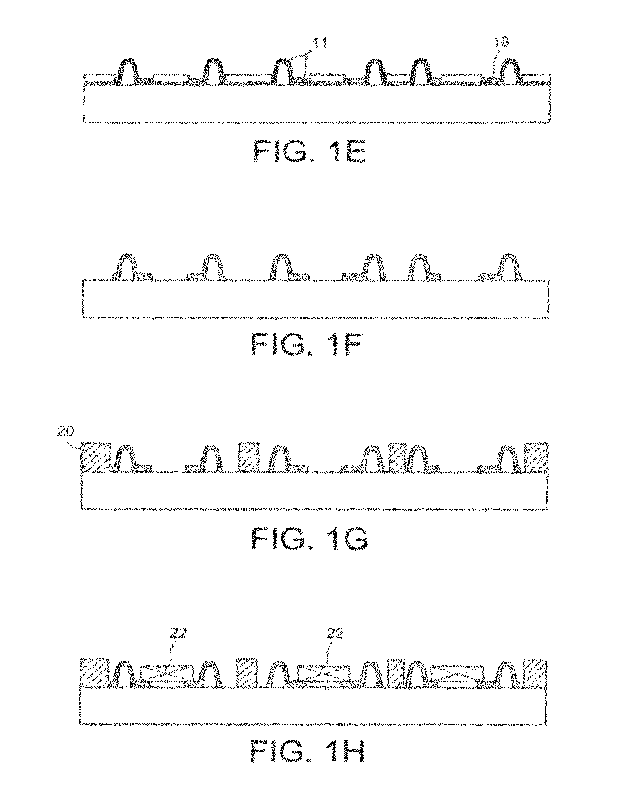 Method of producing a via in a reconstituted substrate