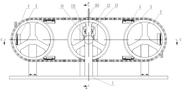 Pipe body inner wall cleaning machine