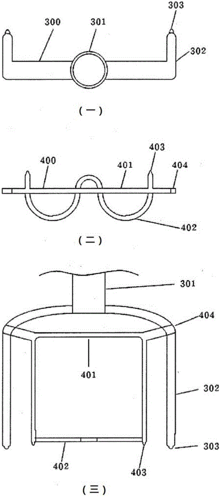 Method for fastening separation type tricycle