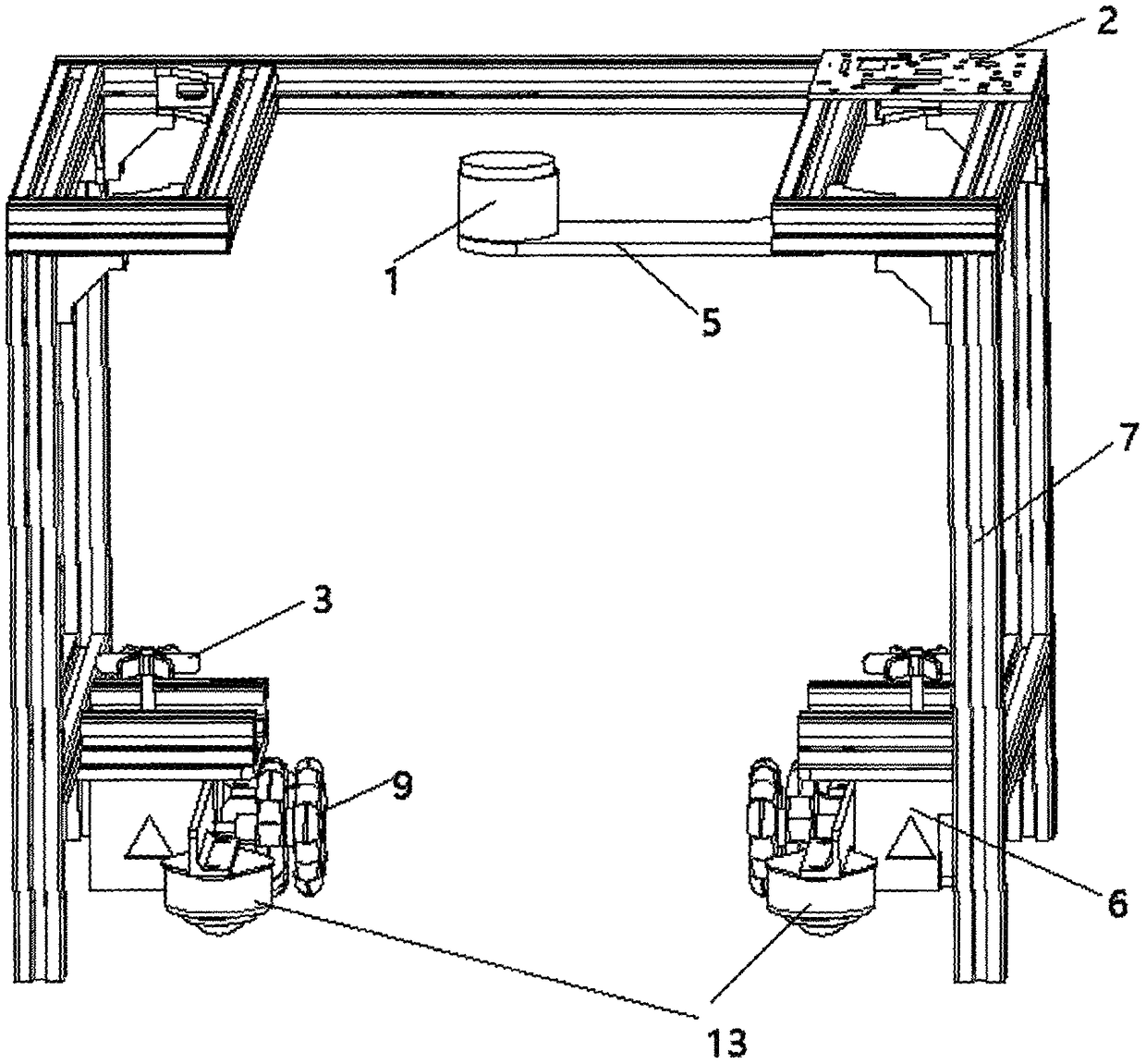 Electric sewing machine device based on machine vision