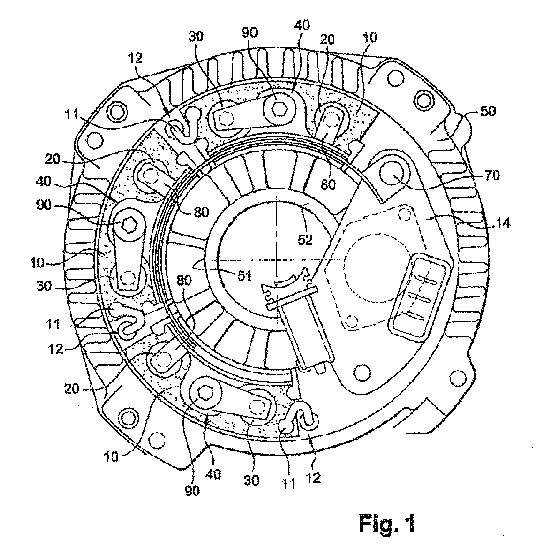 Device for rectifying the current of an electric rotary machine and rotary electric machine including such device