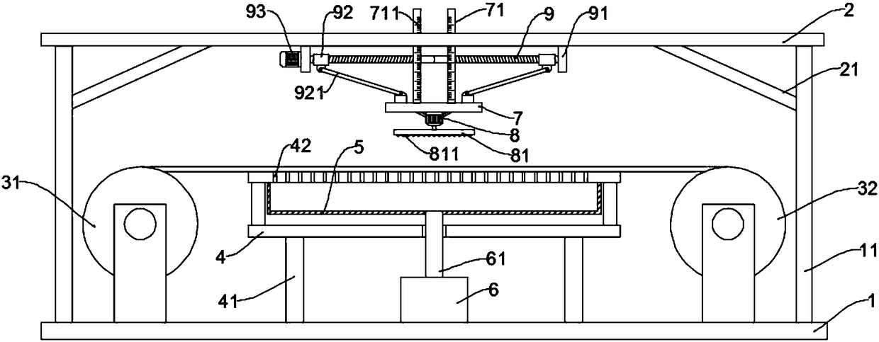 Negative-pressure adsorptive type thin sheet polishing device