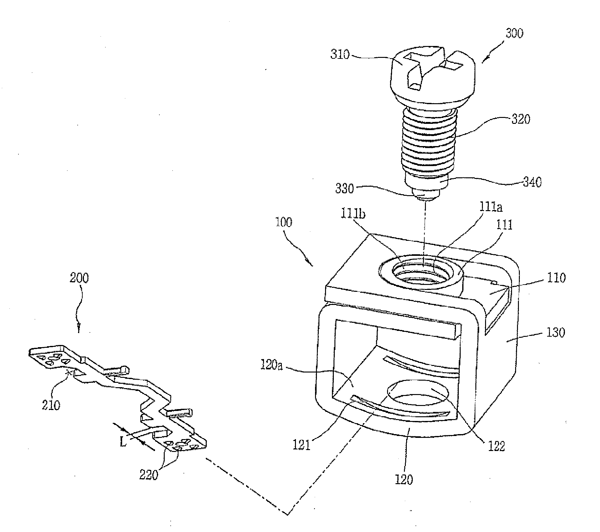 Coil terminal assembly for magnetic contactor