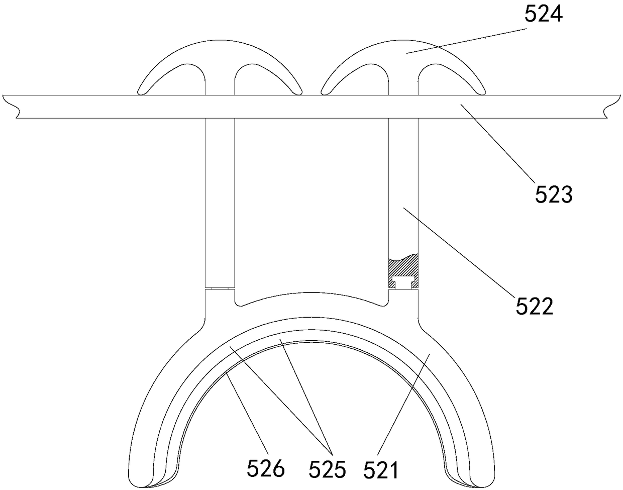 Special multifunctional restraint bed for manic psychosis patient