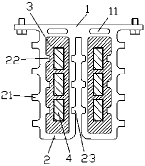 A compact high heat dissipation busway