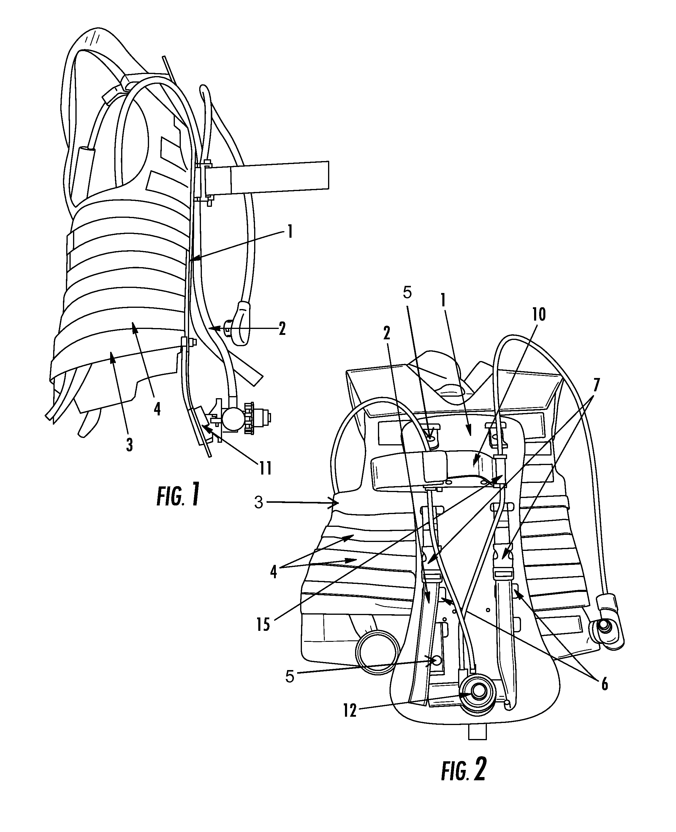 Carrying plate for breathing apparatus