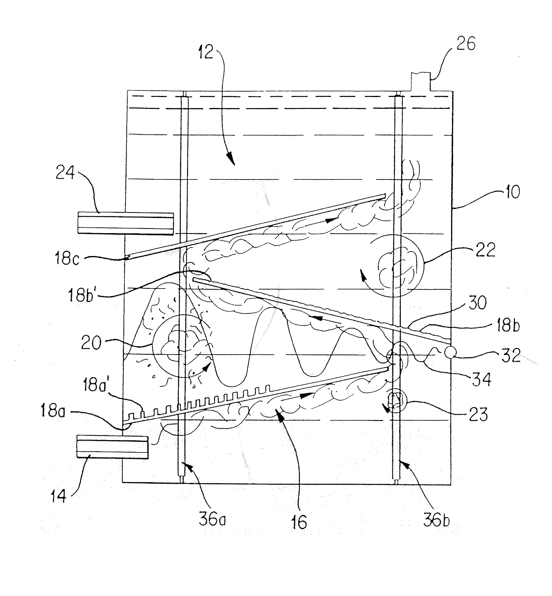 Fluid contact chamber