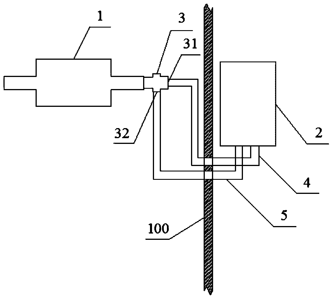 An environmental protection smoke exhaust device applied to a molding machine