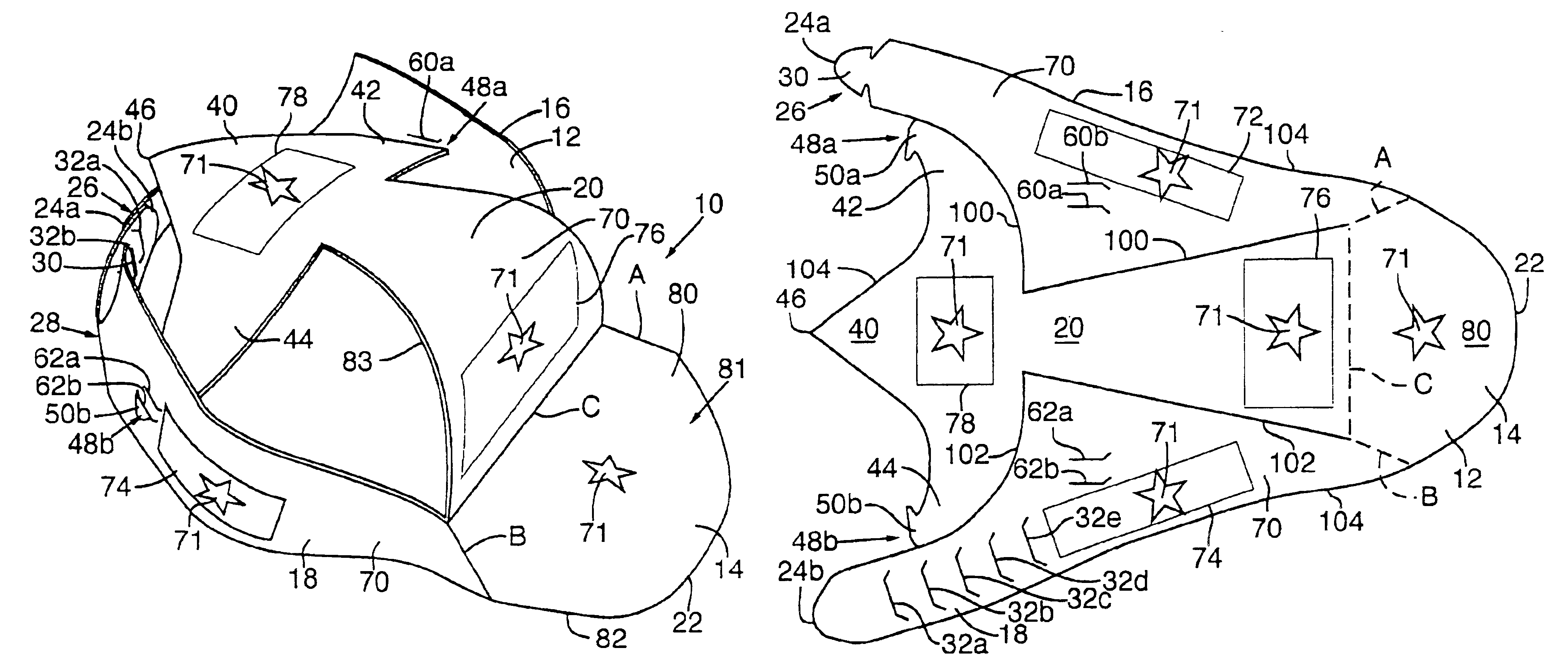 Hat and method for making same