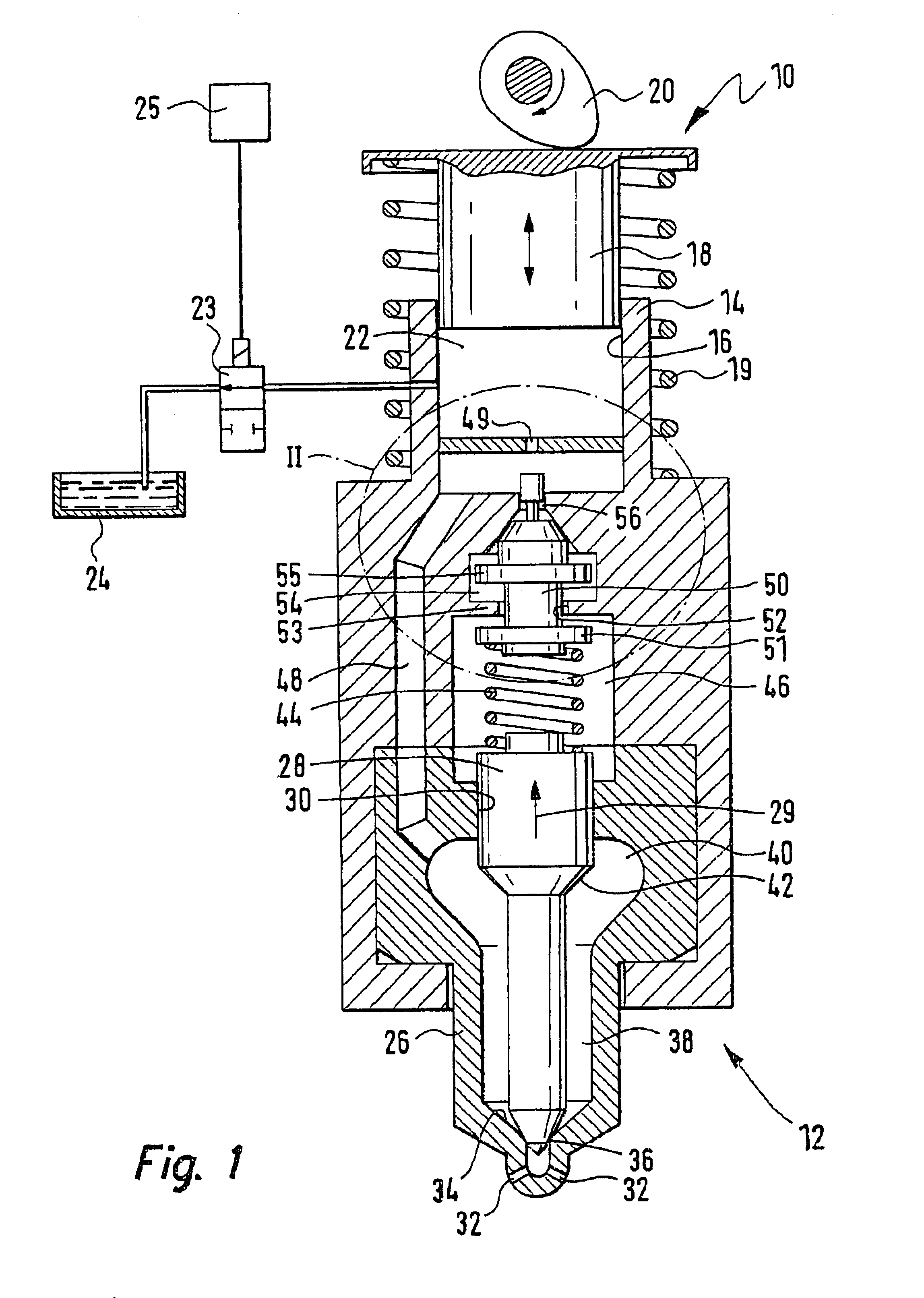 Fuel injection system for an internal combustion engine