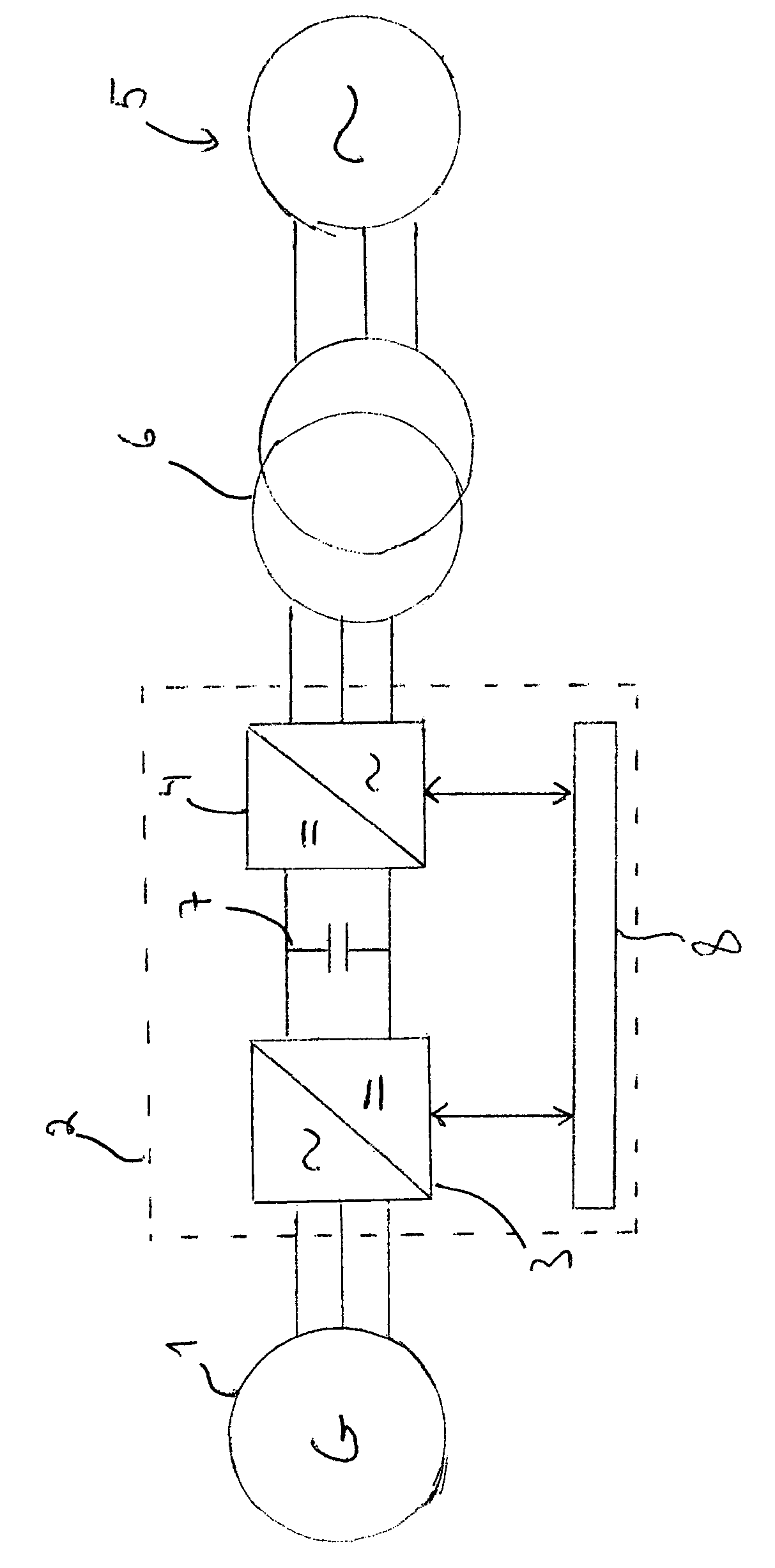 Method in frequency converter provided with voltage intermediate circuit, and frequency converter