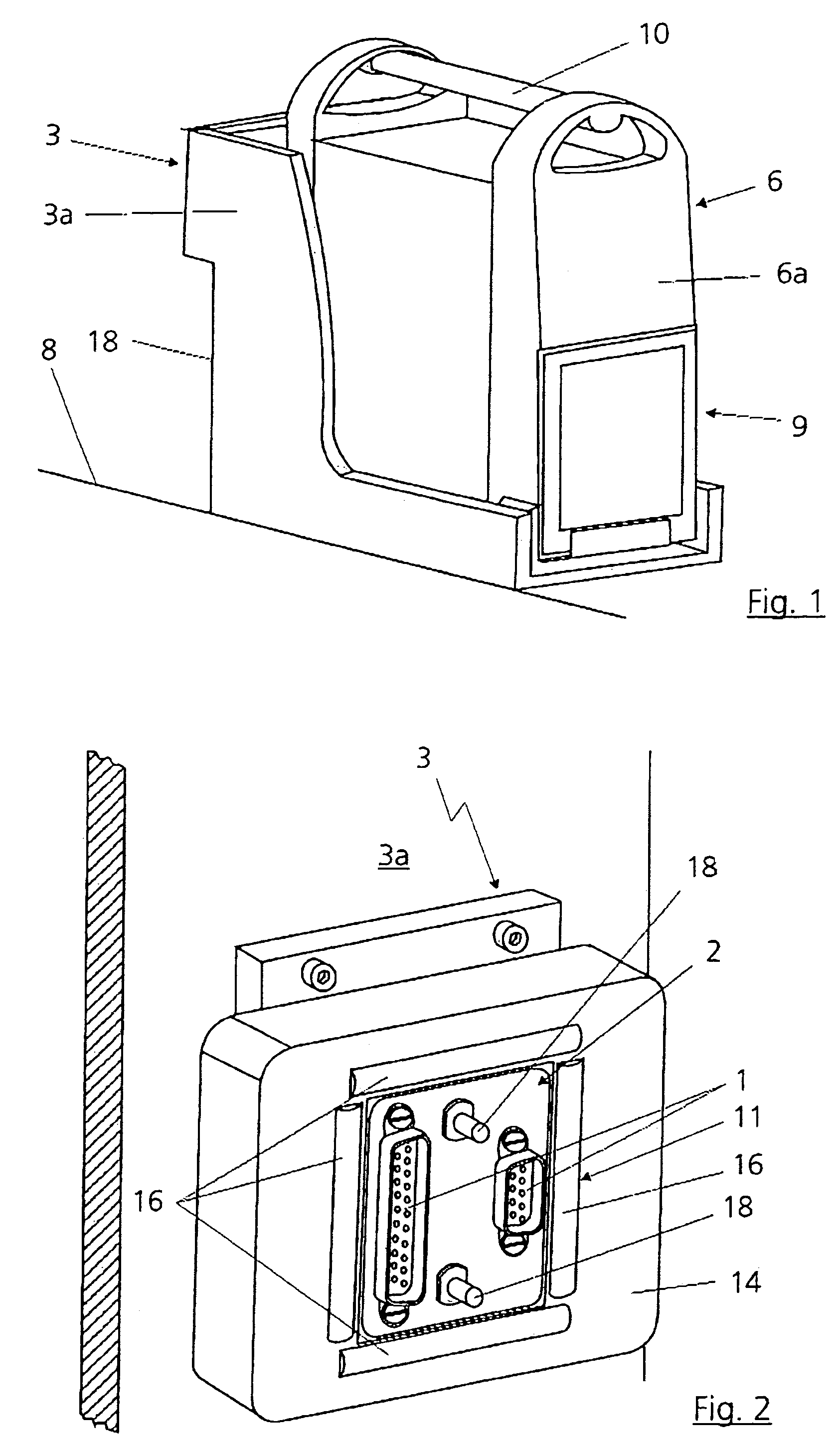 Apparatus for production of an electromagnetically shielded connection