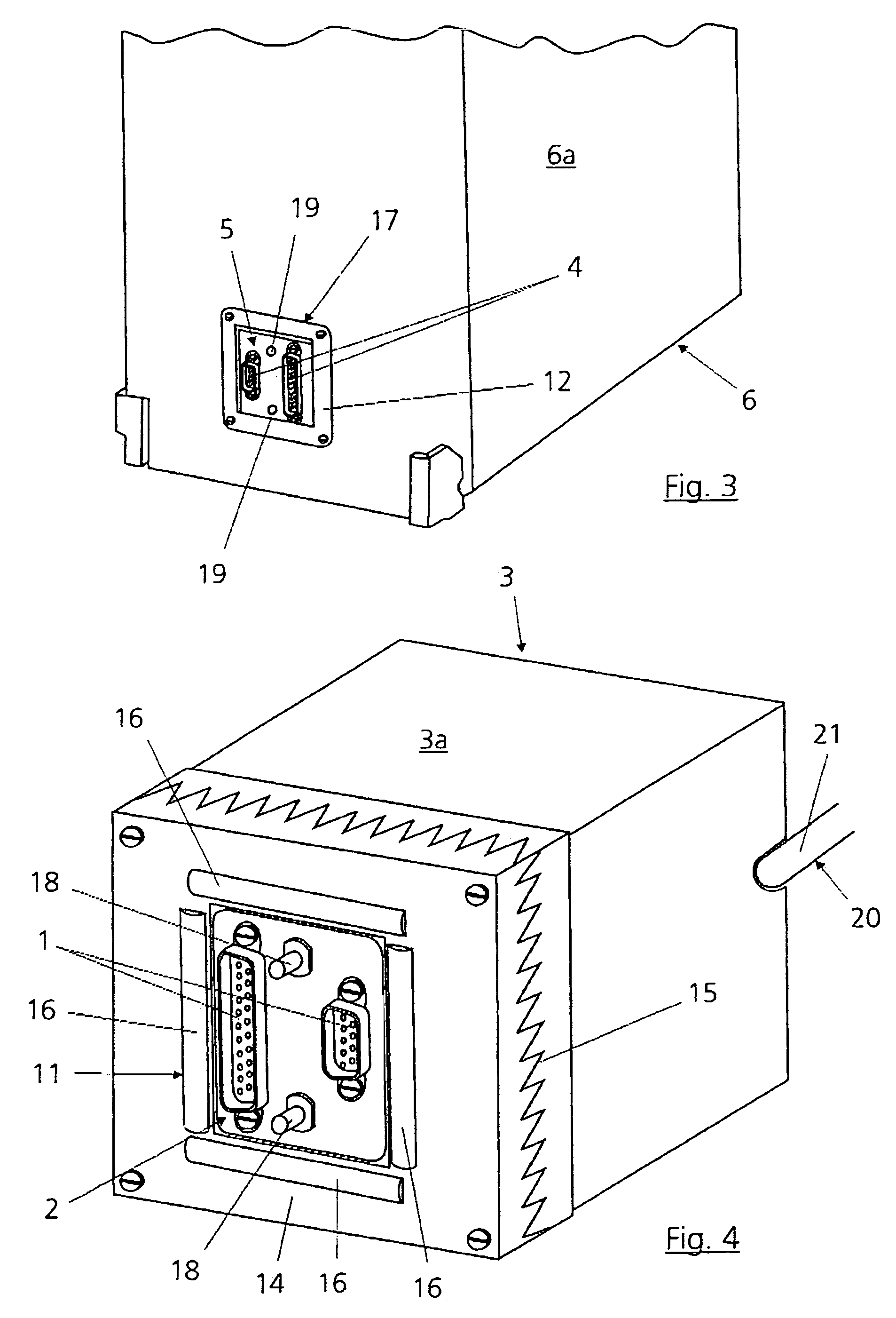 Apparatus for production of an electromagnetically shielded connection