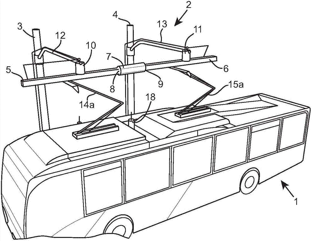 Electric vehicle charging station and charge receiving arrangement for a vehicle