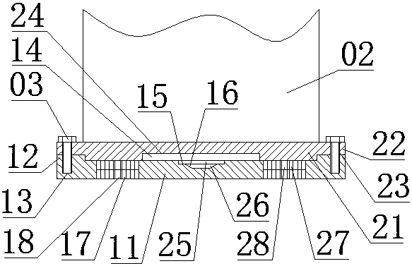 Infrared spectrometer connecting device