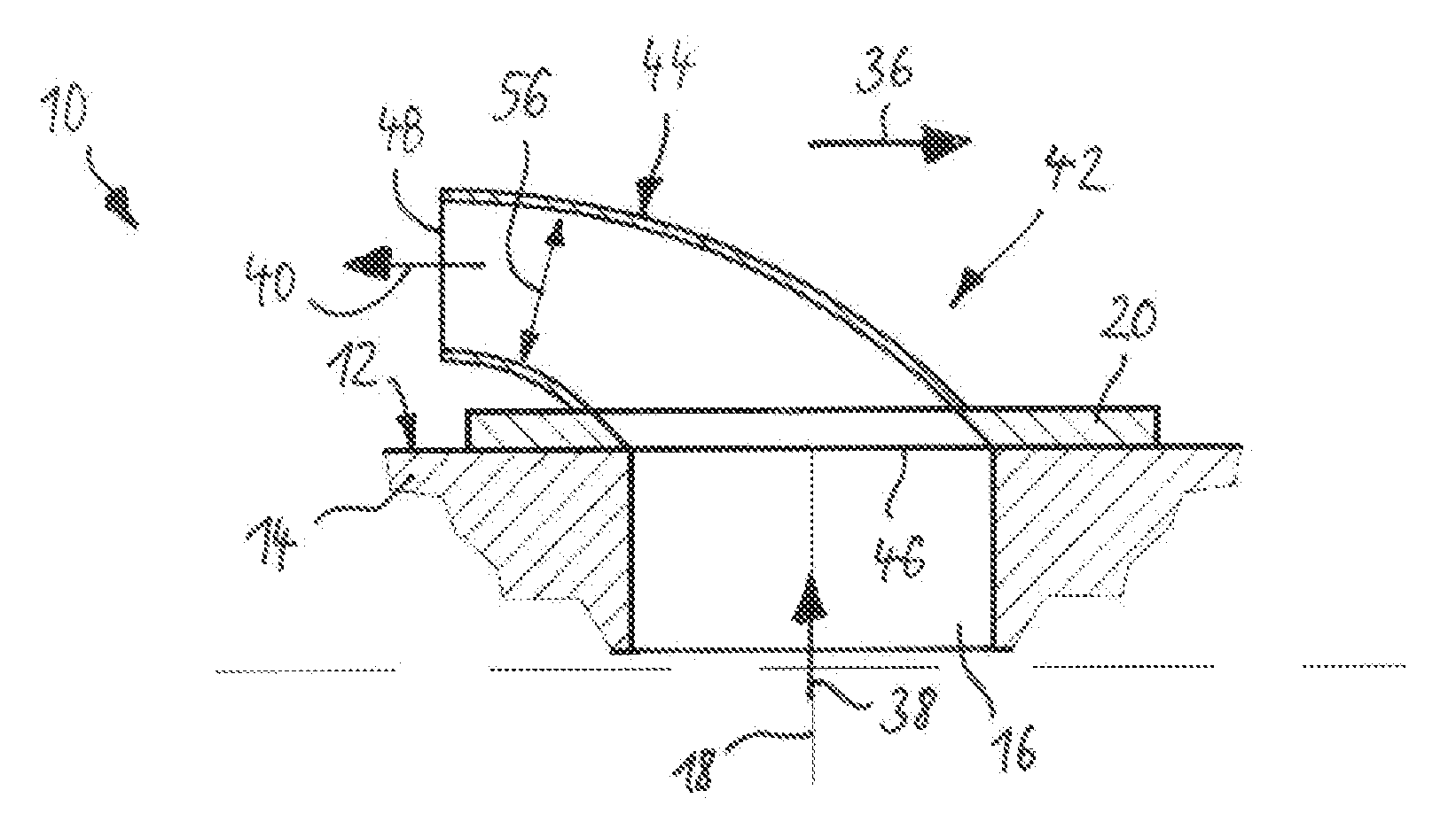 Solid-wall scroll centrifuge having an energy recovery device