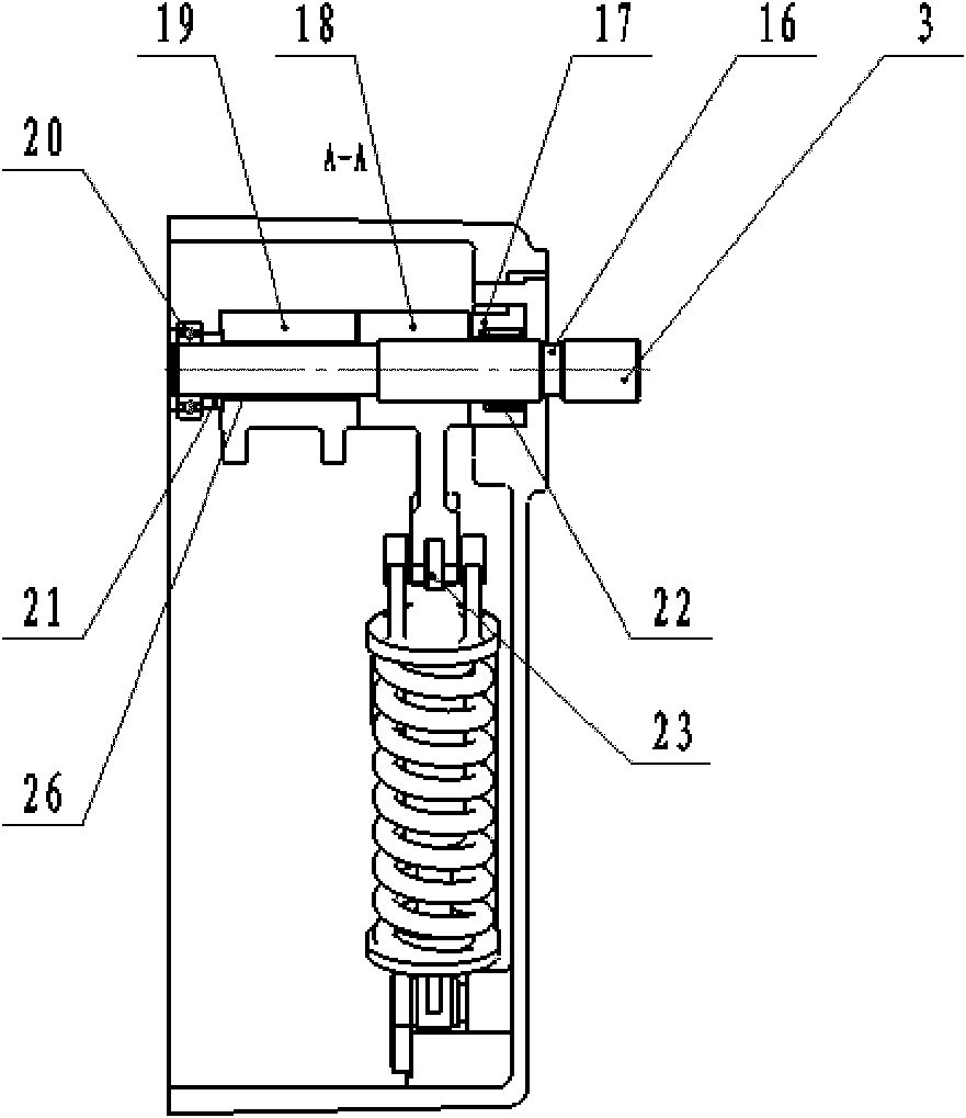 Electric spring operating mechanism