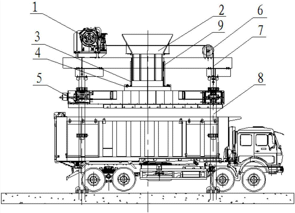 An anti-break telescopic feeder for vehicle loading