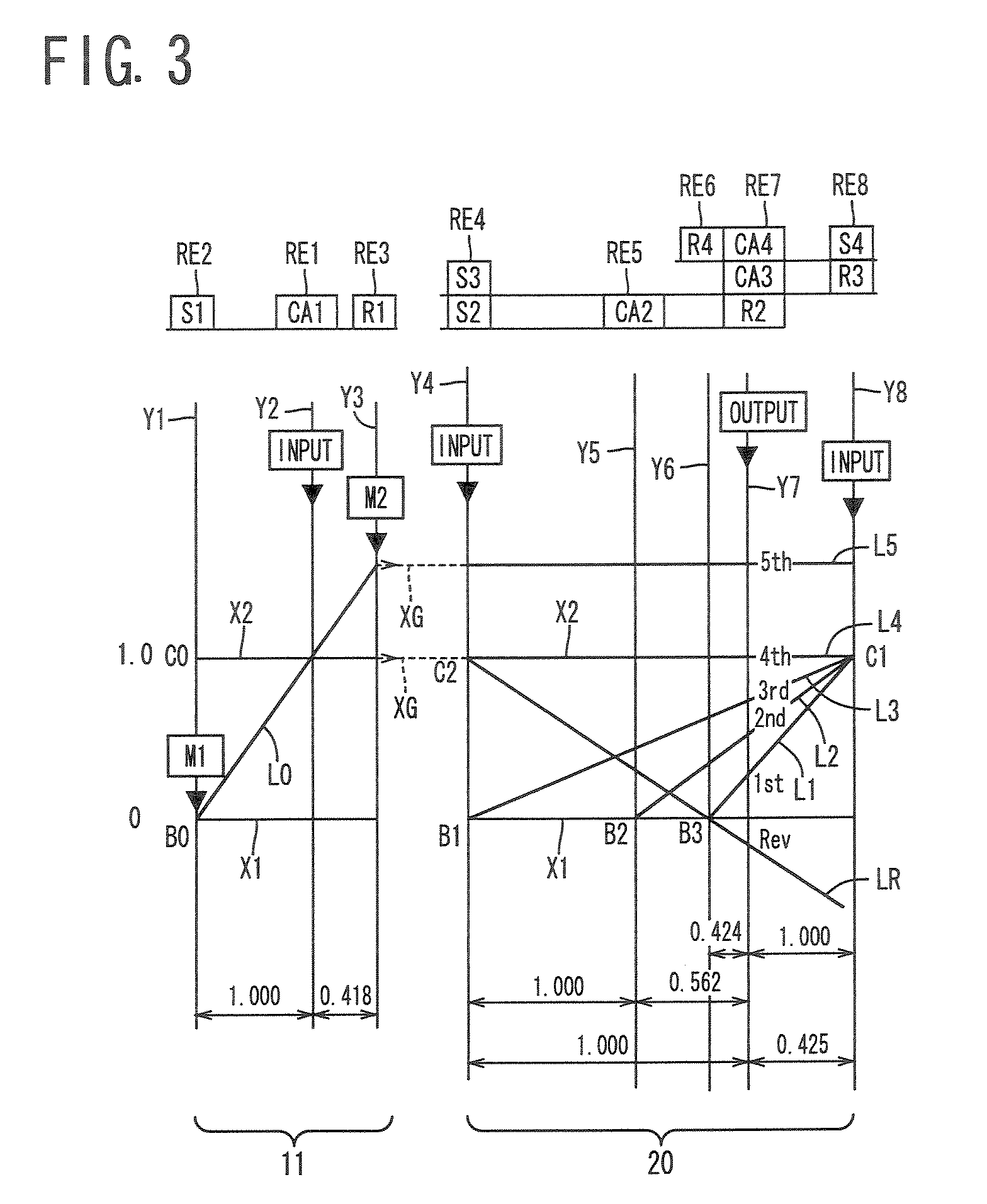 Controller of drive device for vehicle