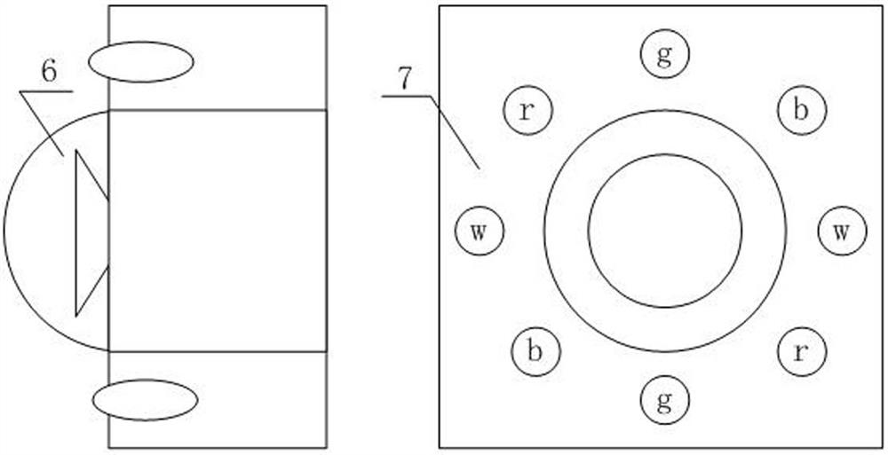 An underwater image processing system for an underwater robot