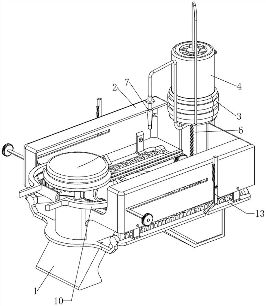 Cleaning device for ground lenses of optical glasses