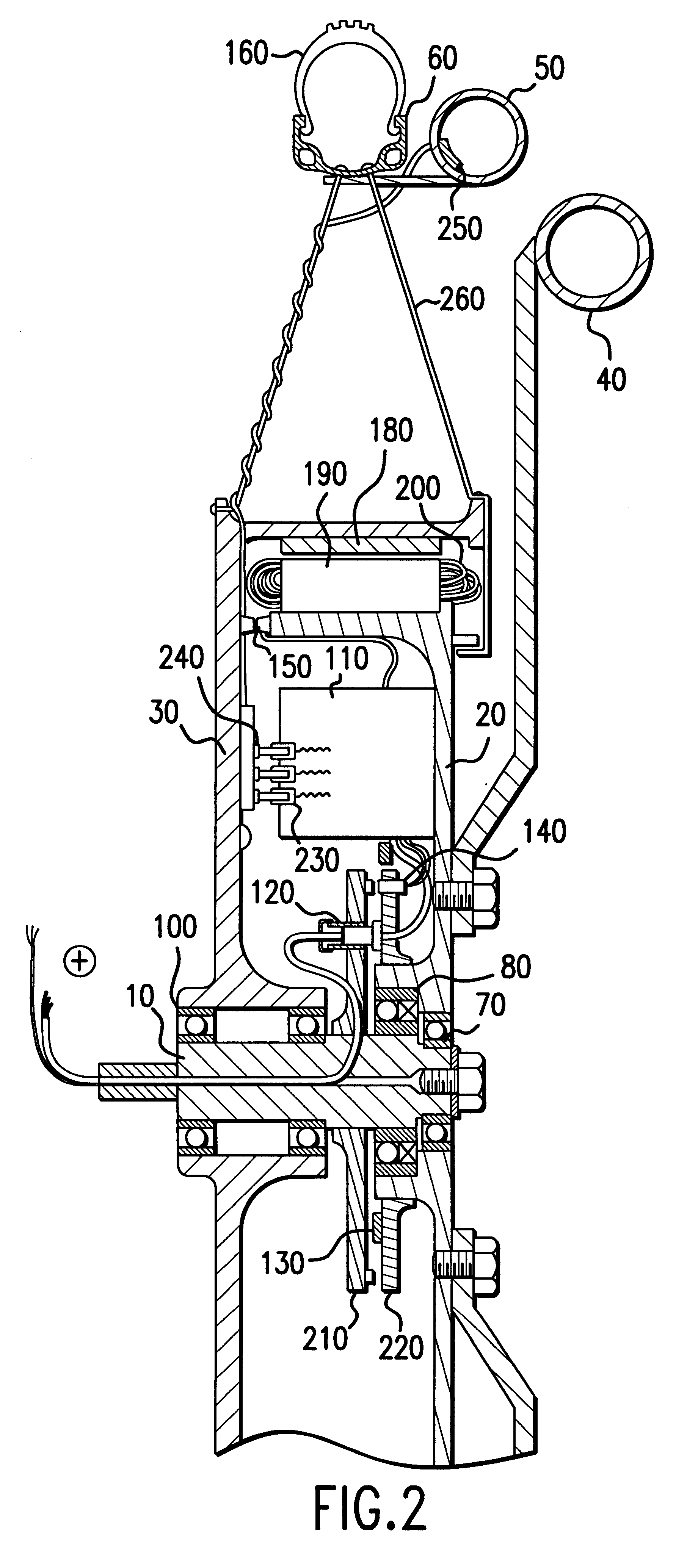 Hybrid drive mechanism for a vehicle driven by muscle power, with an auxiliary electric motor