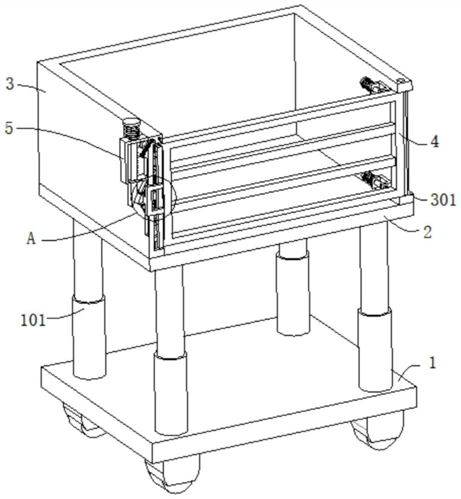 House building carrying frame with an anti-falling function and using method