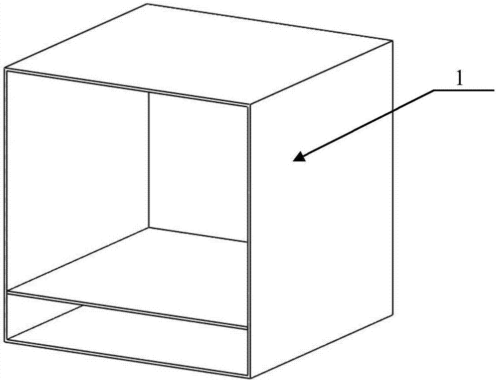 Baseline-distance-variable scanning-type automobile topography detector based on cubical pose datum