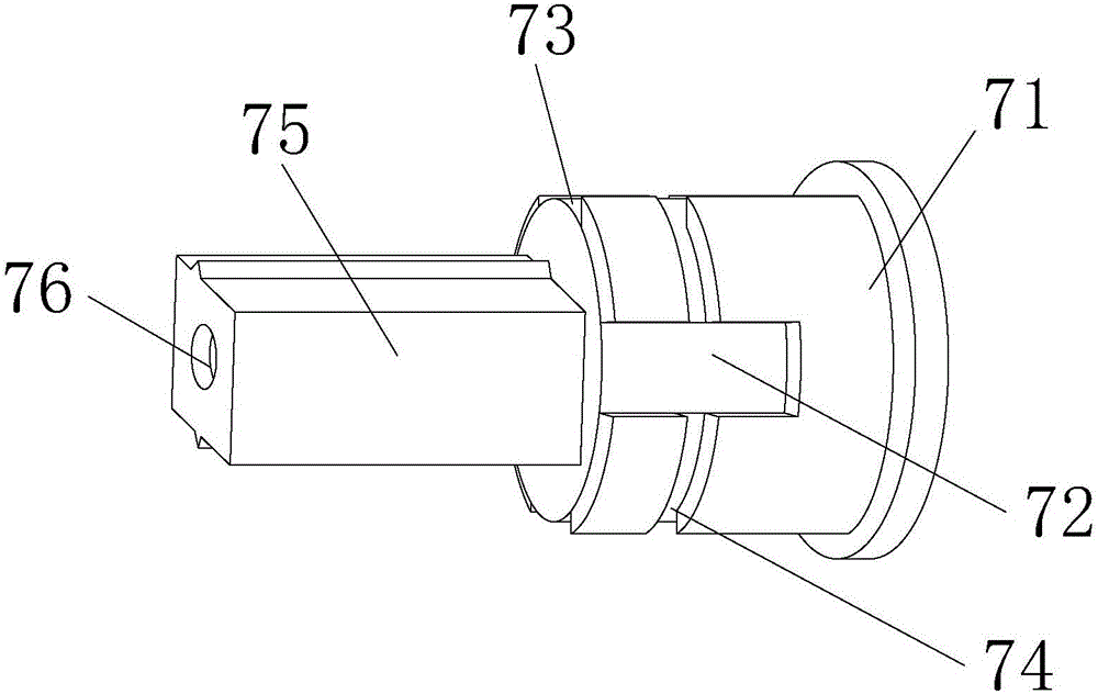 Detachable handle of handle lock