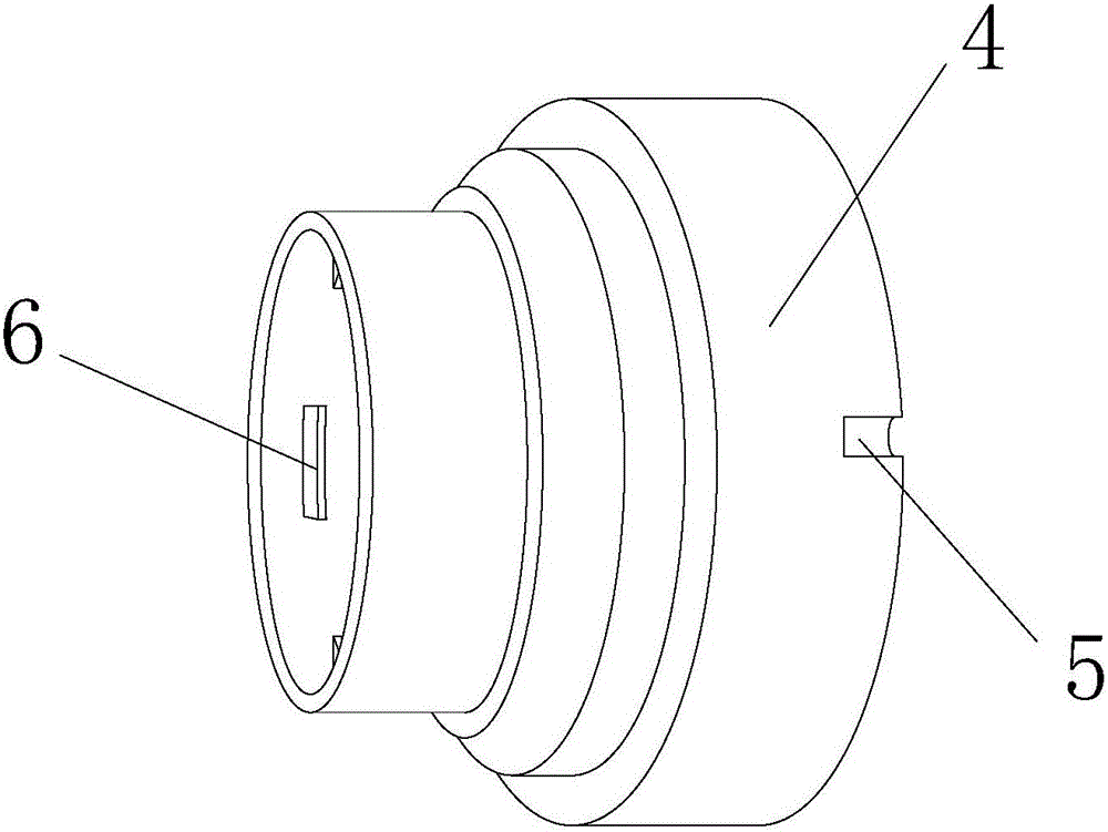 Detachable handle of handle lock