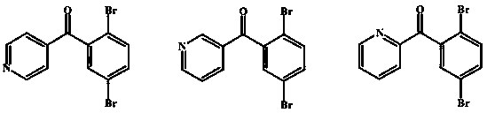 Preparation method of 4-(2,5-dibromobenzoyl) aza-aromatic ring