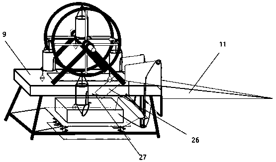 Rotary poultry trapping and caging device