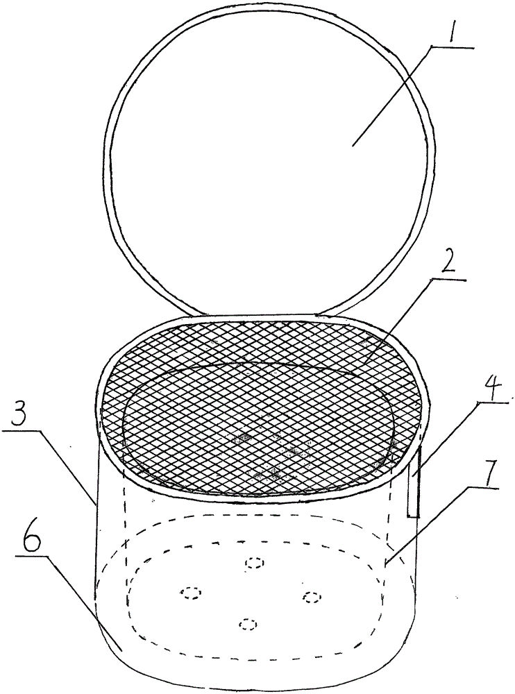 Intelligent airtight and deodorant rubbish can