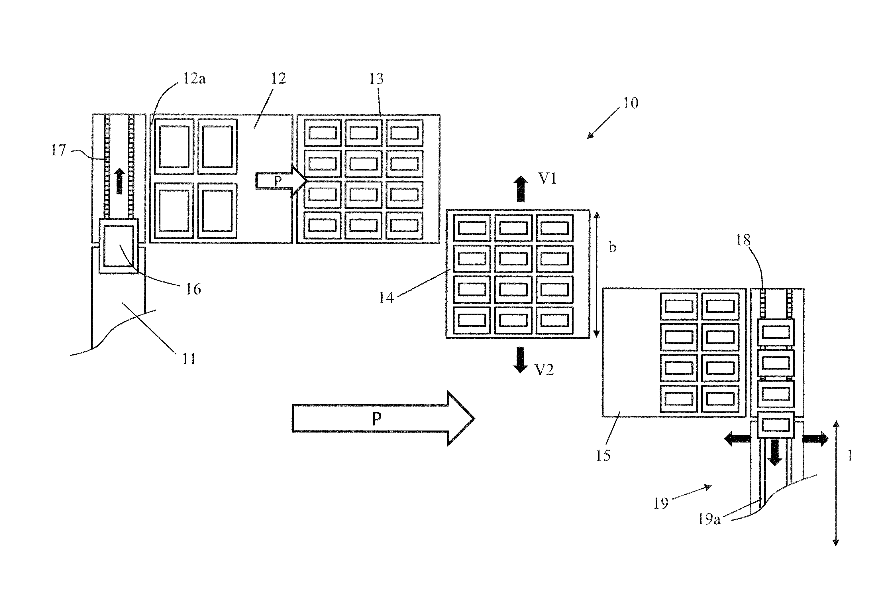 Conveyor system, storage and retrieval device and logistics system