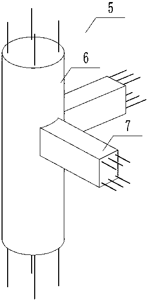 Fall-off prevention prefabricated floor slab unit