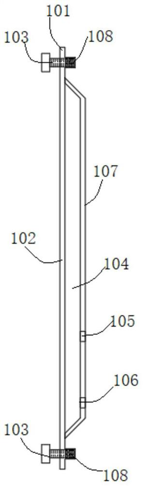 Super high-rise core tube joint bar retaining device and system and joint bar pre-embedding construction method