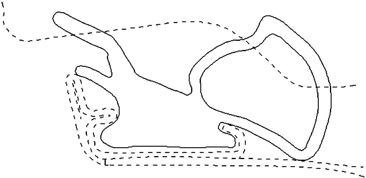 Vehicle window sealing strip