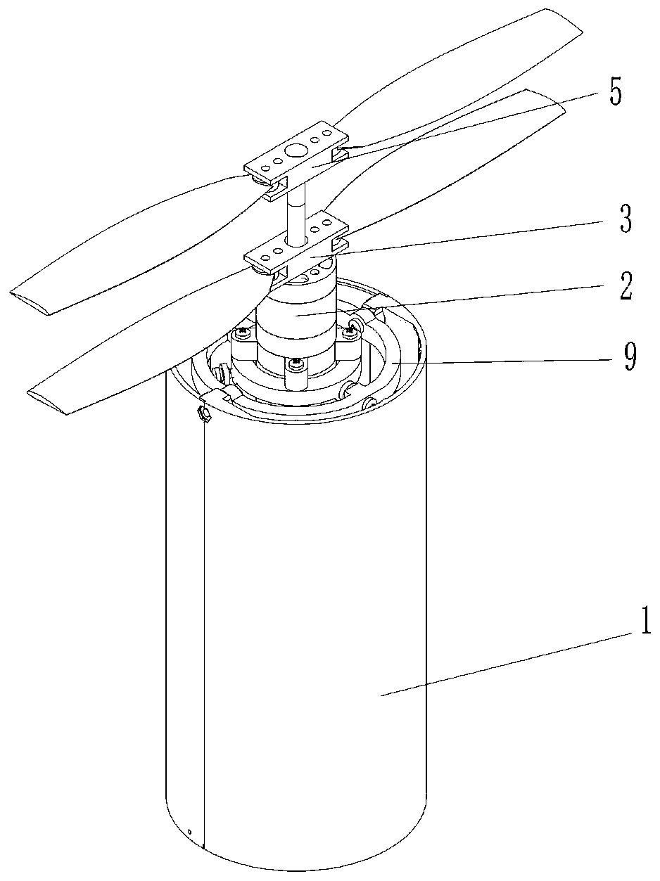 Design for tailless vector coaxial helicopter