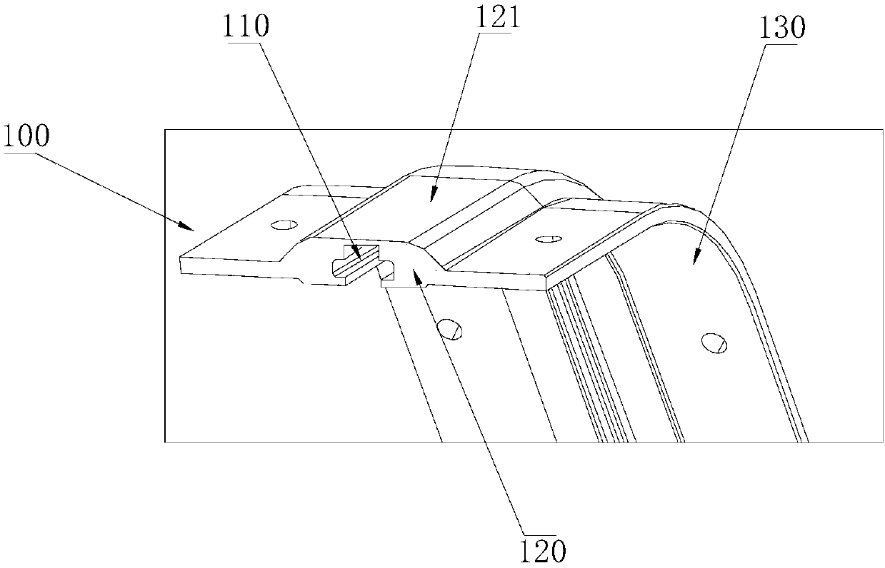 Access panel turnover mechanism and train operating board with same