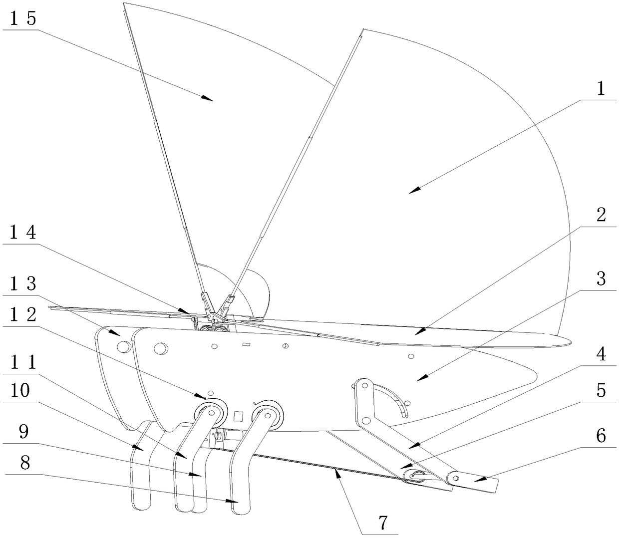 Locust-like flying jumping robot based on metamorphic mechanism and its flight control method