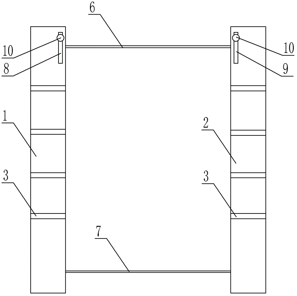Method and frames for taking out broken rolls of upper working roll